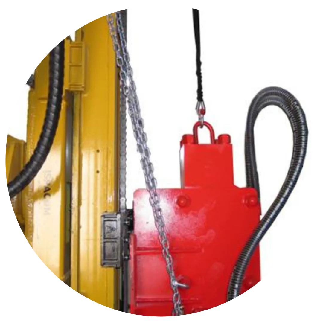 ISPACOM Hincadora | Argollas del cabezal percutor